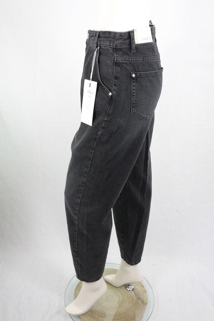 Jean carrot Only taille haute noir neuf avec étiquette M 34 10