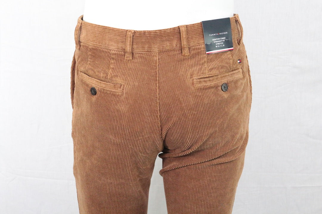 Chino Tommy Hilfiger velours côtelé marron 31 32 - Neuf avec étiquette 9