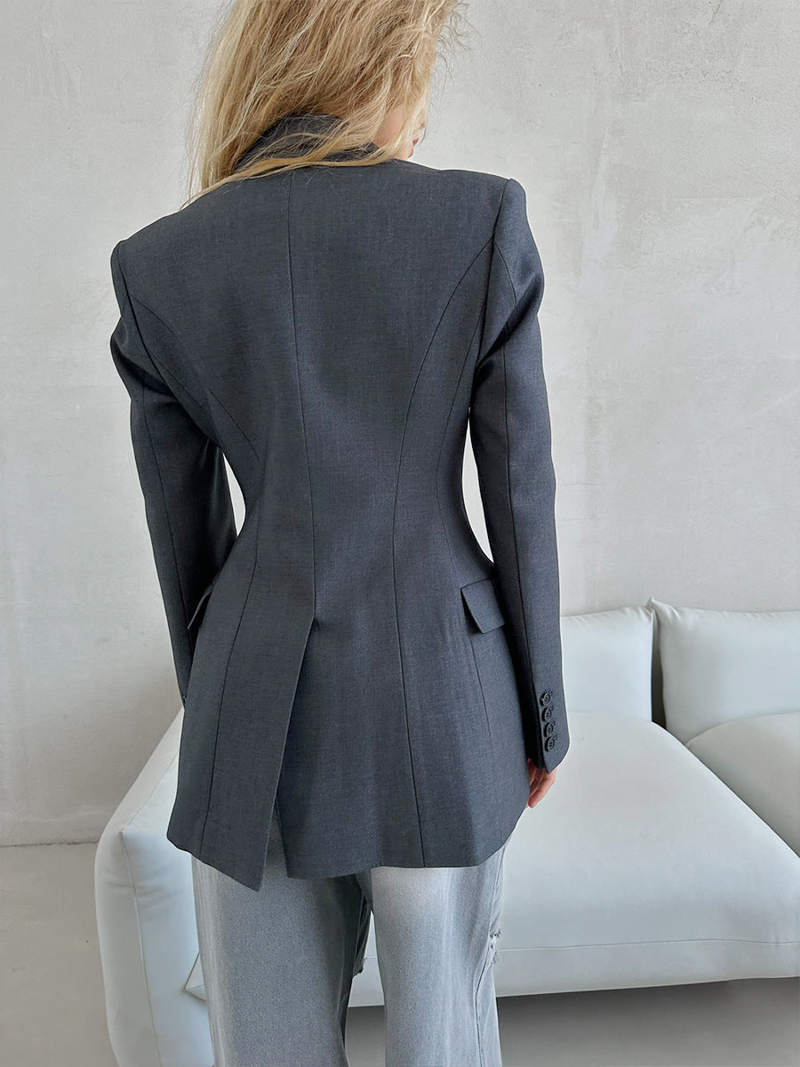Blazer femme cintré col V – photo 47 – Frippin'Dealz