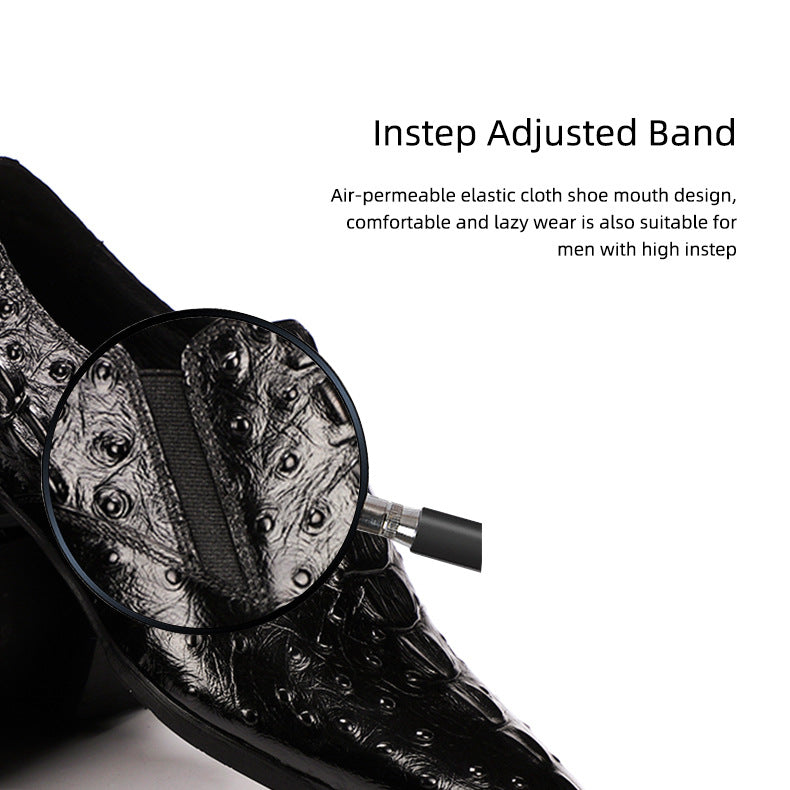Mocassins homme cuir motif crocodile – photo 10 – Frippin'Dealz
