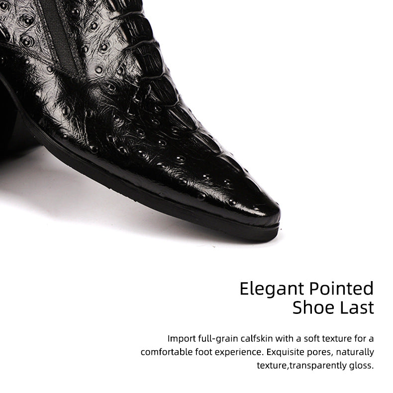 Mocassins homme cuir motif crocodile – photo 12 – Frippin'Dealz