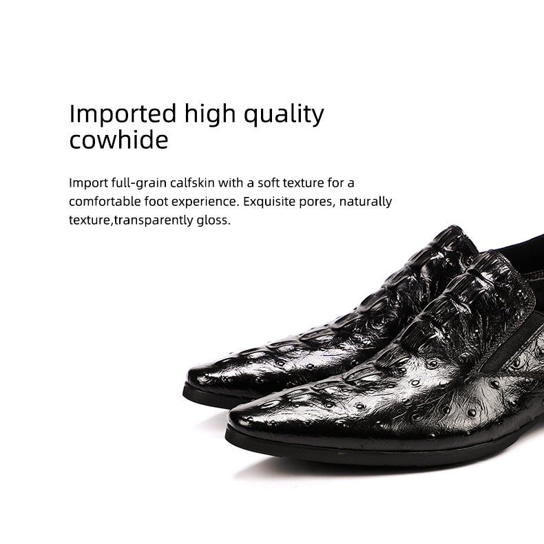 Mocassins homme cuir motif crocodile – photo 9 – Frippin'Dealz