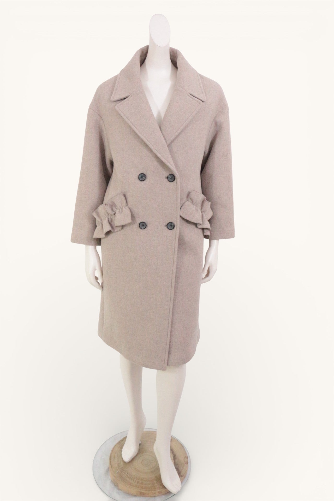 Lily – Cappotto midi – Lana, poliestere – Beige 7