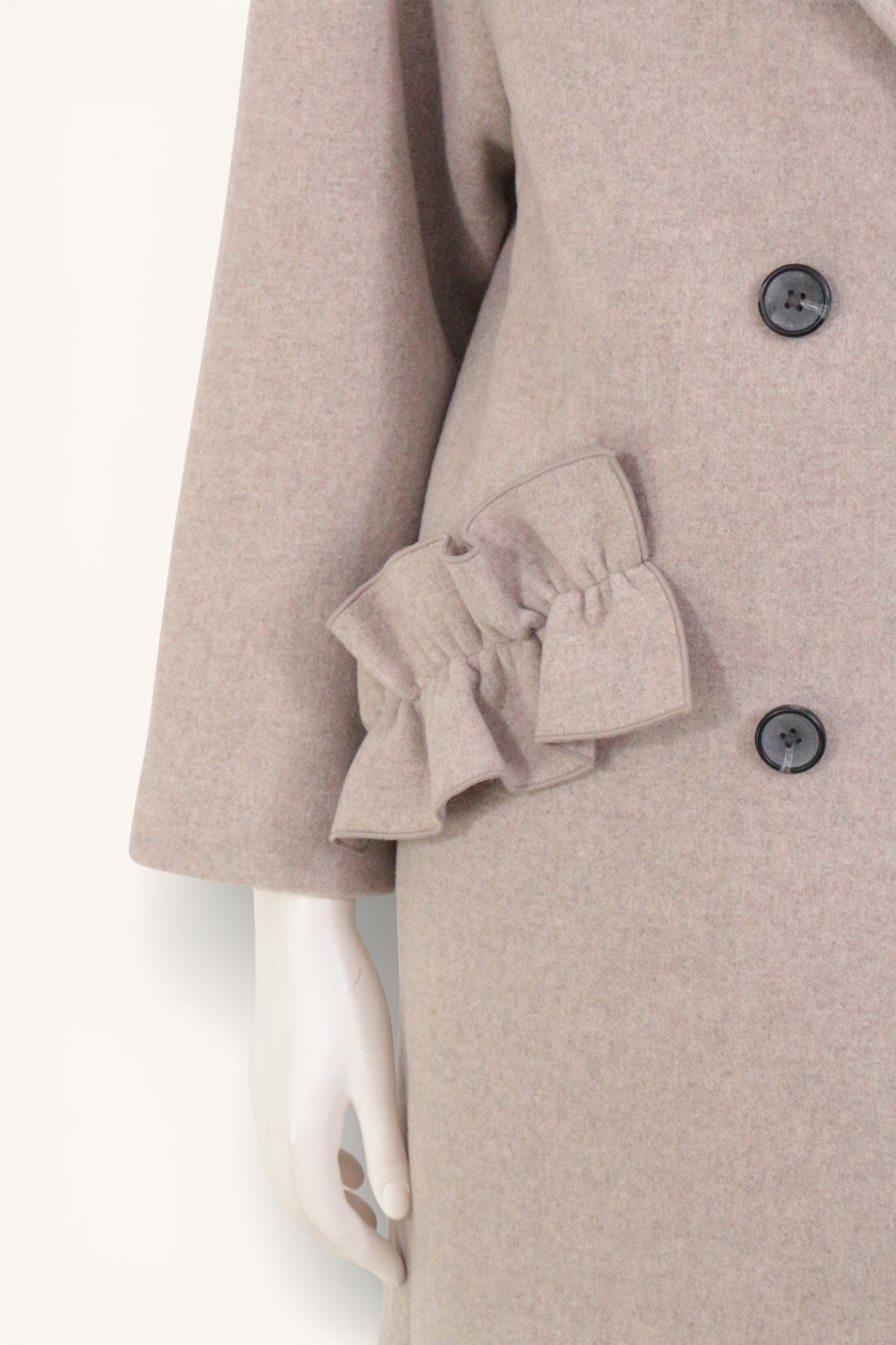 Lily – Cappotto midi – Lana, poliestere – Beige 8