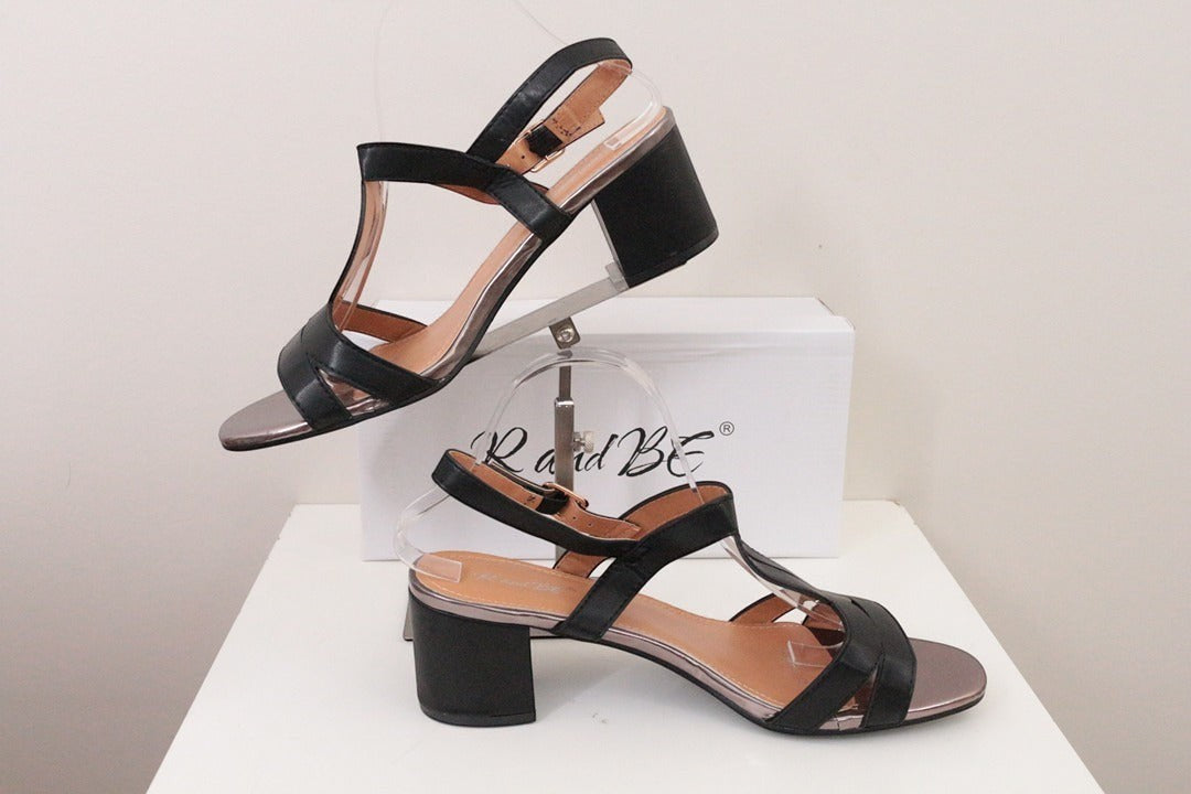 Sandales à talons noirs R and Be simili cuir T41 | Frippin'Dealz – photo 6