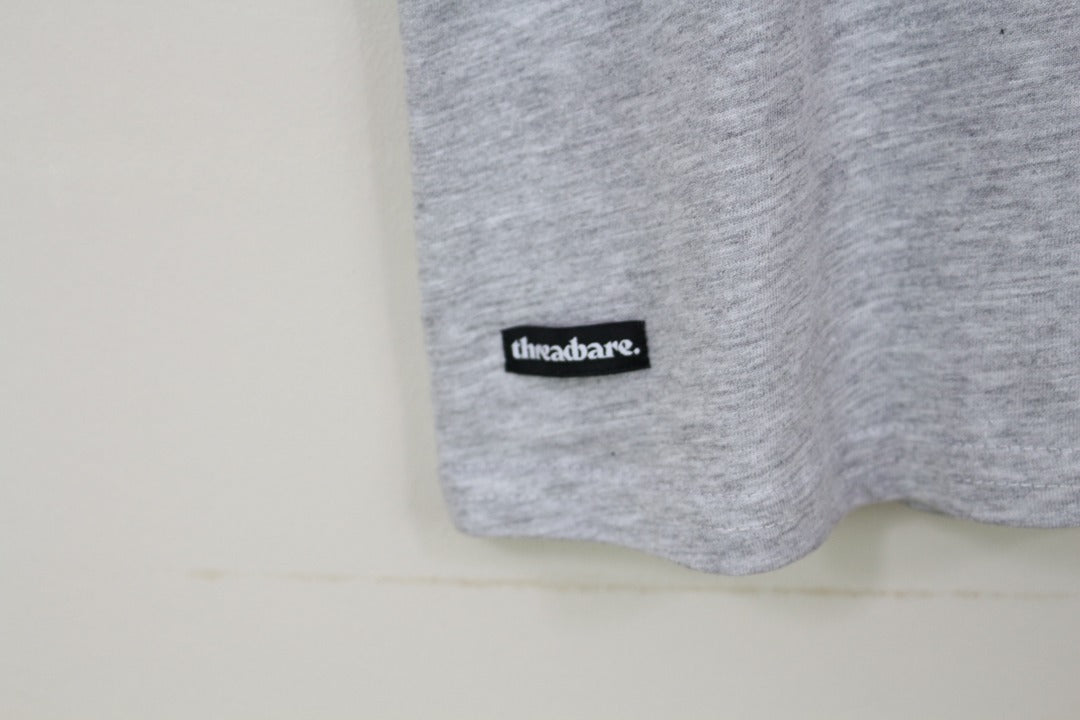 T-shirt Threadbare gris chiné imprimé moto homme M 4