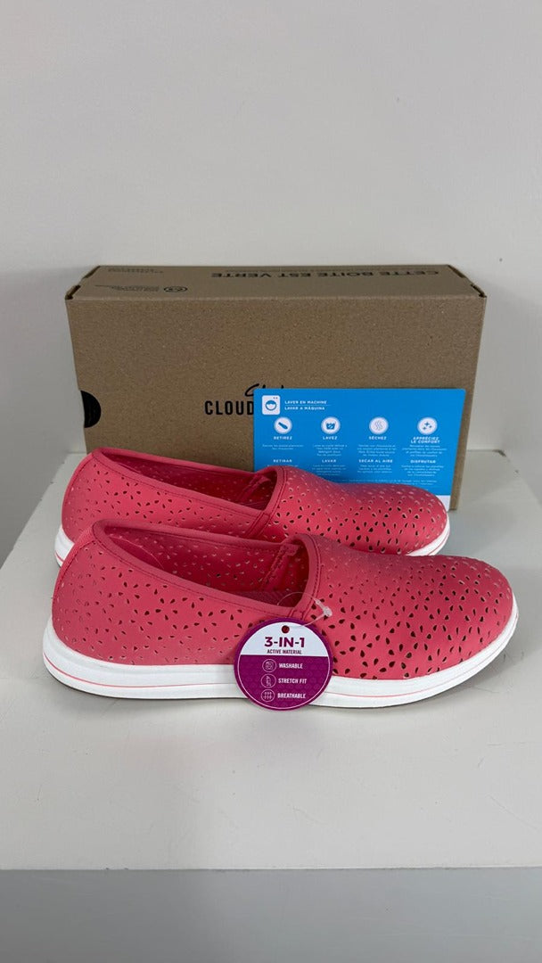 Baskets slip on Clarks Cloudsteppers rose 38.5 neuve 1