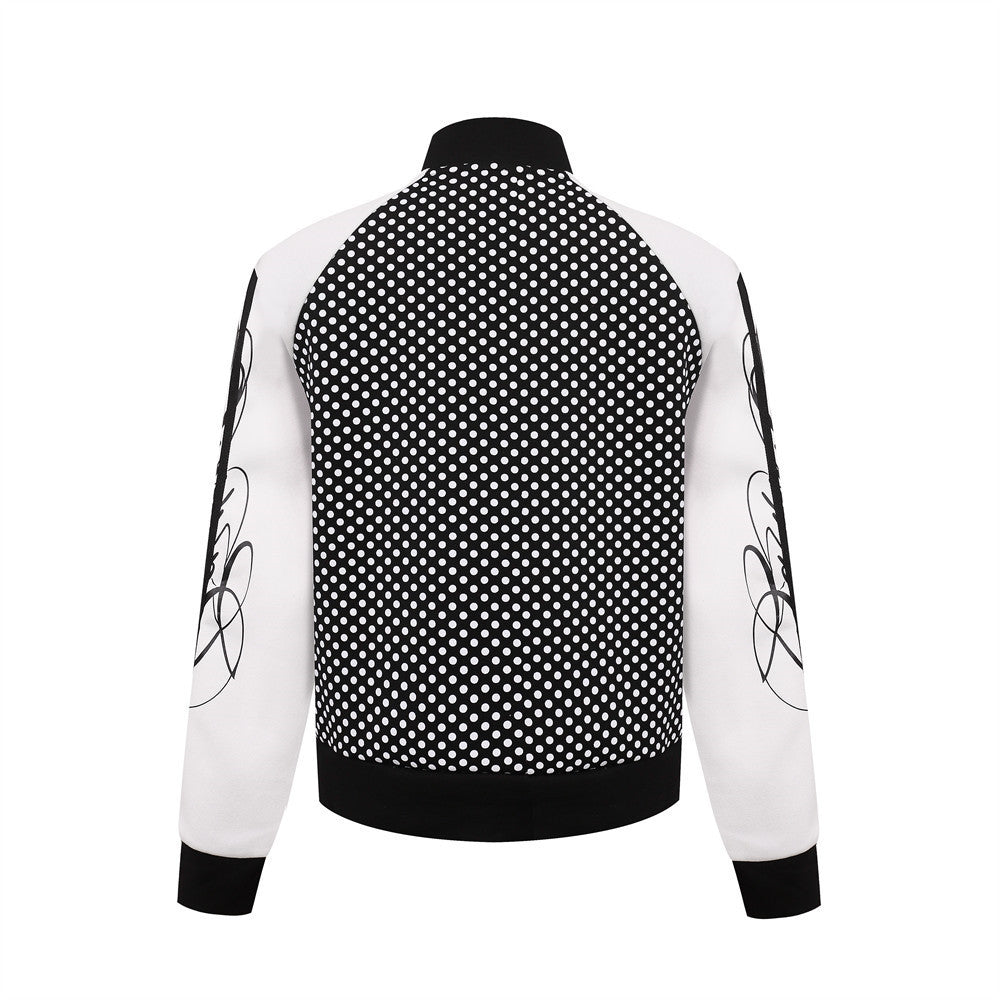 Veste zippée col montant pois bandes latérales doublure polaire homme – photo 10 – Frippin'Dealz