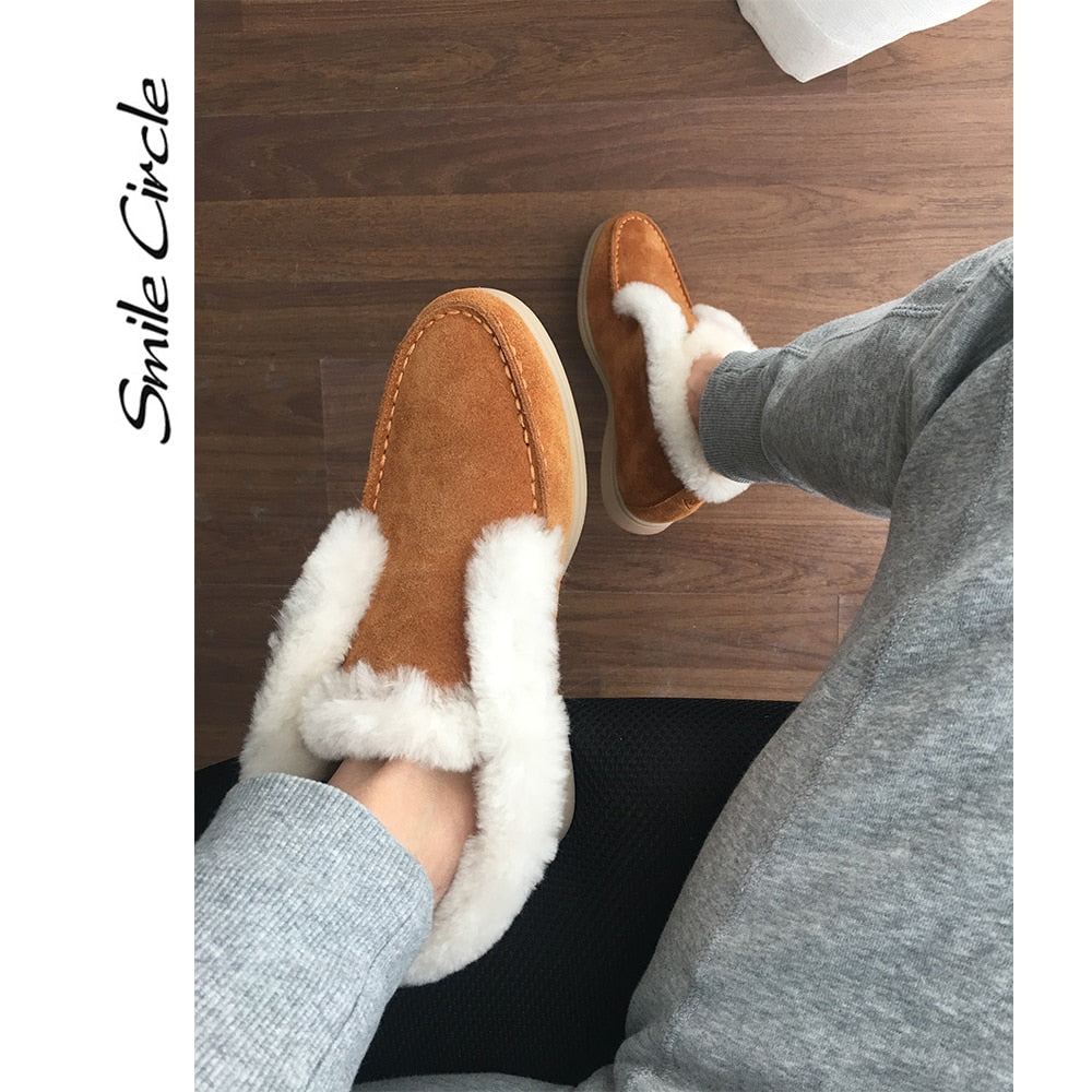 Bottines fourrées aspect daim – photo 5 – Frippin'Dealz