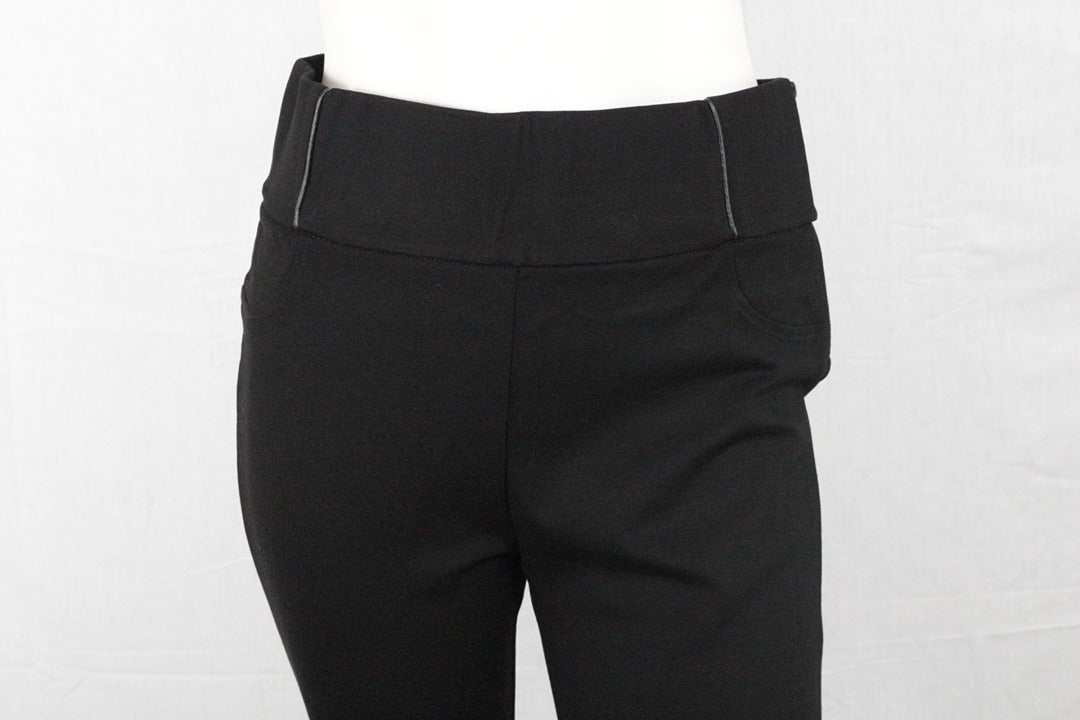 Ysabel Mora Pantalon Droit Noir Taille Xl Old Money 4