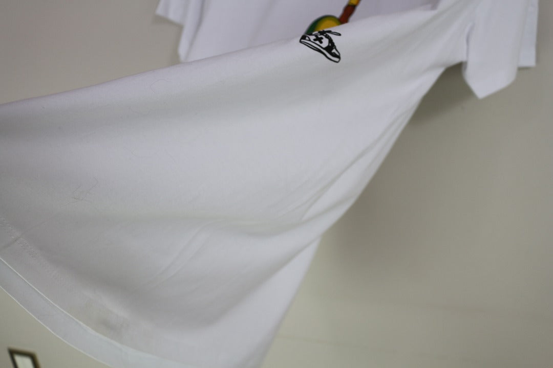 T-shirt Pampling coton blanc S parodie avocat Jordan Jumpman 4