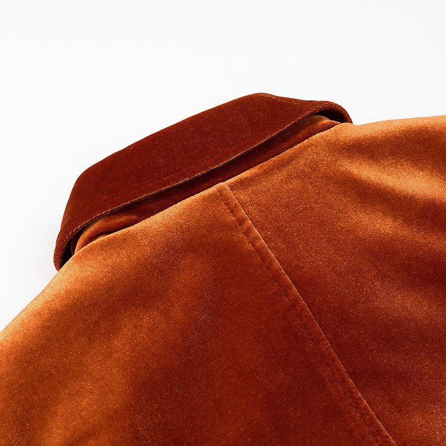 Veste zippée à col montant, effet colorblock, coupe ample, style streetwear, pour femme, orange 4