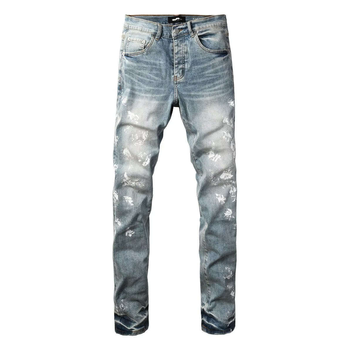 Jean slim stretch décontracté pour homme, style urbain 2