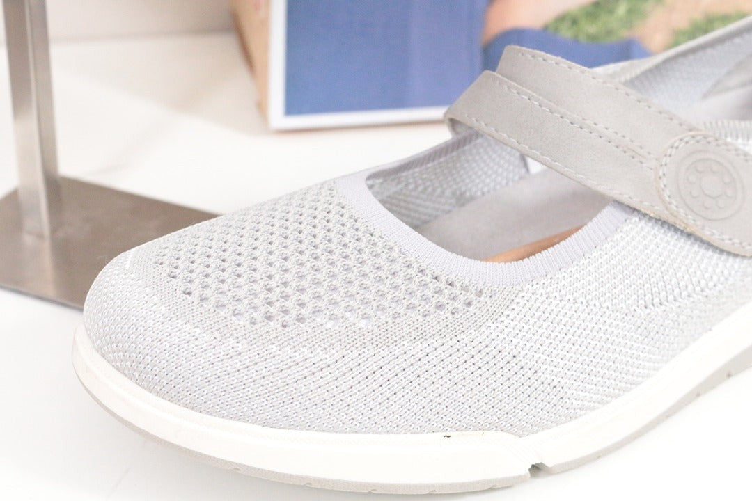 Relife Mary Jane Sport Gris Maille T42 Neuves 4
