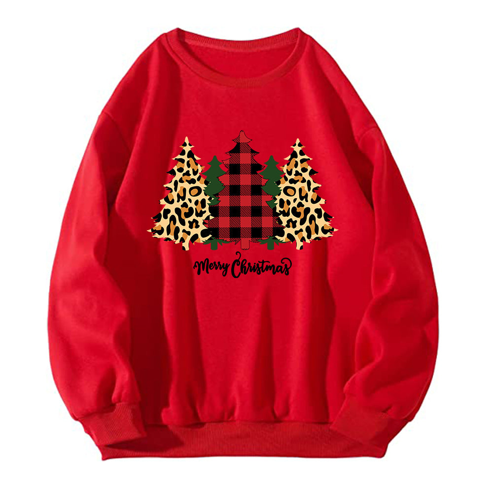 Sweat oversize sapins léopard tartan – photo 7 – Frippin'Dealz