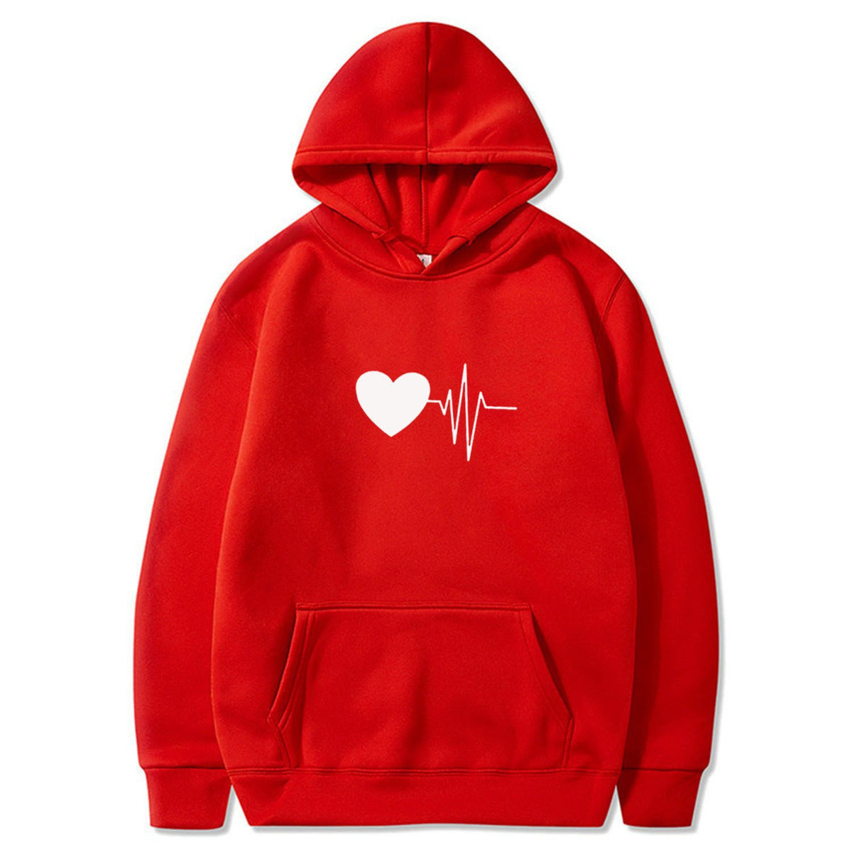 Sweat à capuche Love pour couple, design tendance décontracté 8