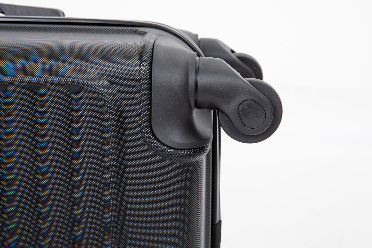 Valise cabine 55 cm rigide ABS 4 roues pivotantes noire 10