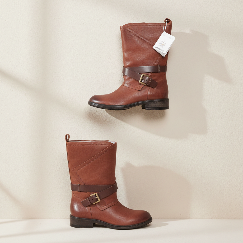 Geox – Stiefel D catria c – Leder – Braun