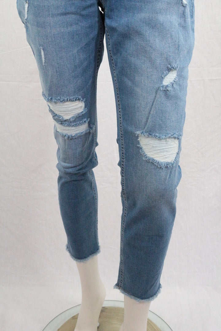 Jean Lc Waikiki skinny bleu clair destroy taille 46 - Neuf avec étiquette 7