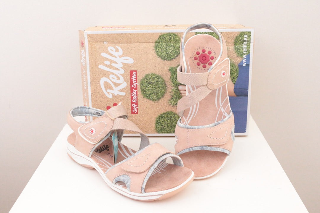 Sandales Relife confort rose 38 neuves avec boîte 3