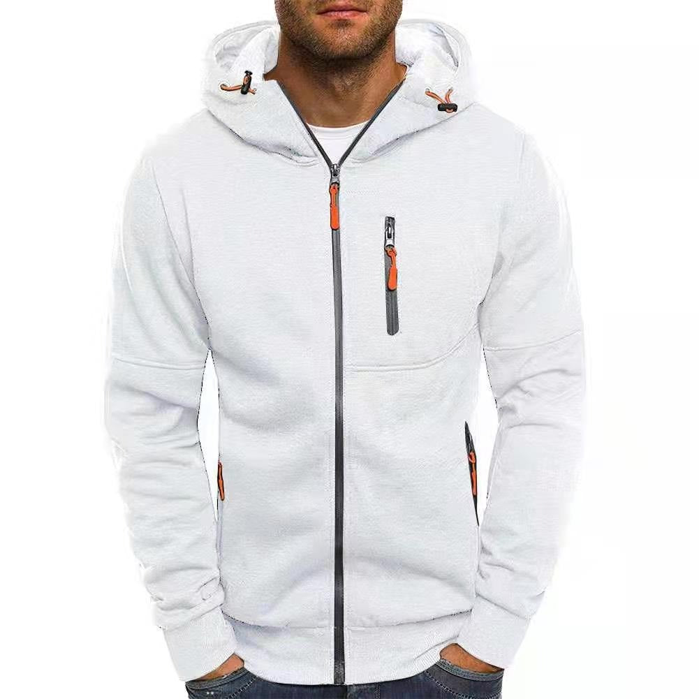 Gilet à capuche en jacquard pour homme, style sport et loisirs, 8 coloris 10