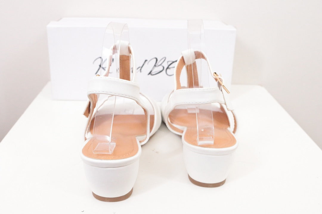 Sandales compensées blanches R and Be taille 41 6
