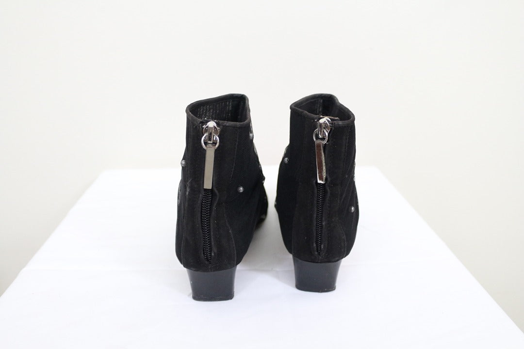 Bottines Zara Woman Noir Tulle 37 Très Bon État 8