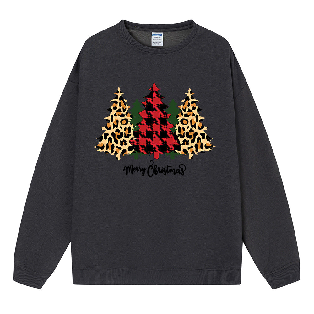 Sweat oversize sapins léopard tartan – photo 8 – Frippin'Dealz