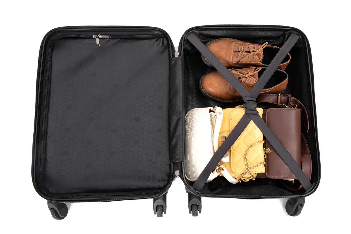 Valise cabine 55 cm rigide noire – photo 8 – Frippin'Dealz