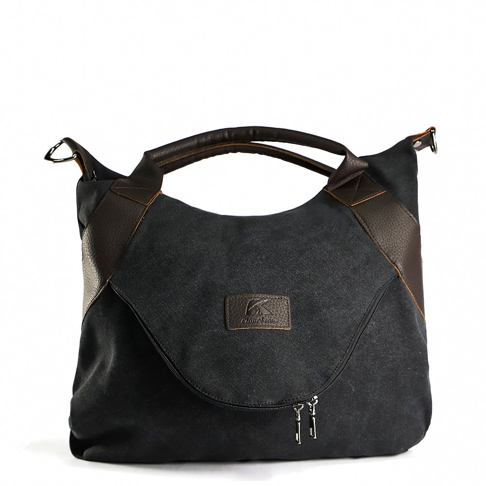 Sac à main bandoulière en toile rétro – photo 5 – Frippin'Dealz