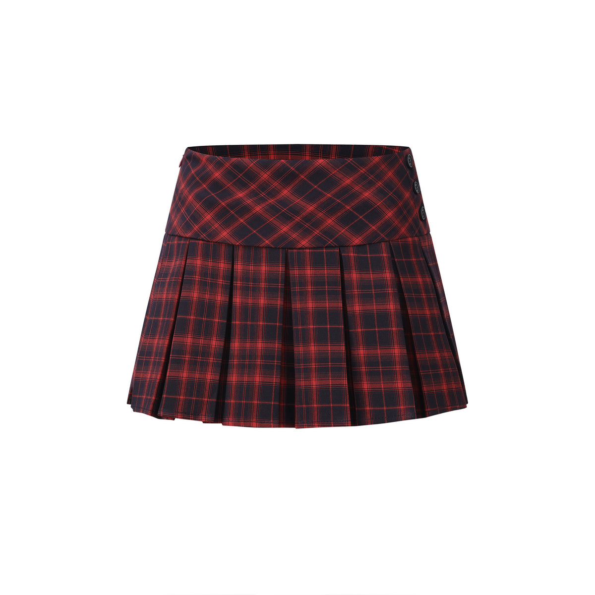 Mini-jupe plissée à carreaux tartan – photo 3 – Frippin'Dealz