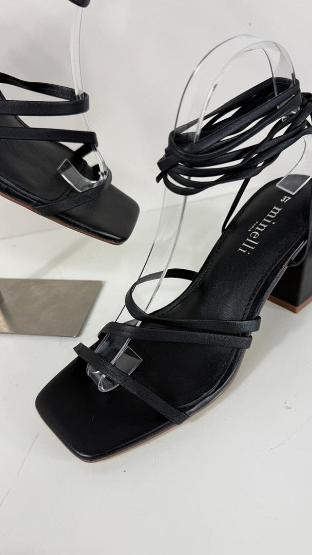 Sandales à talons Minelli Graviata cuir noir 37 2