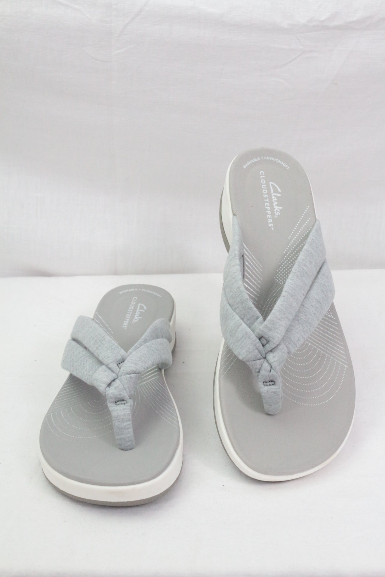 Clarks Sandales à plateformes Textile Gris   Neuf 4