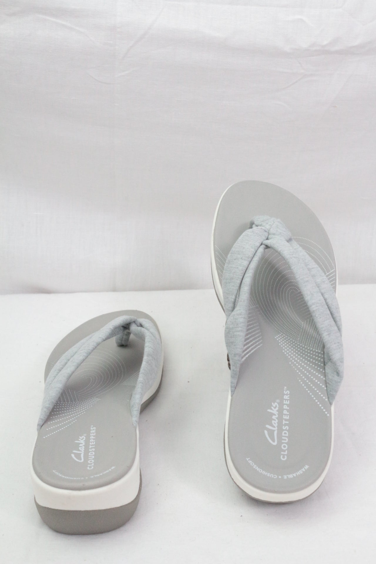 Clarks Sandales à plateformes Textile Gris   Neuf 6