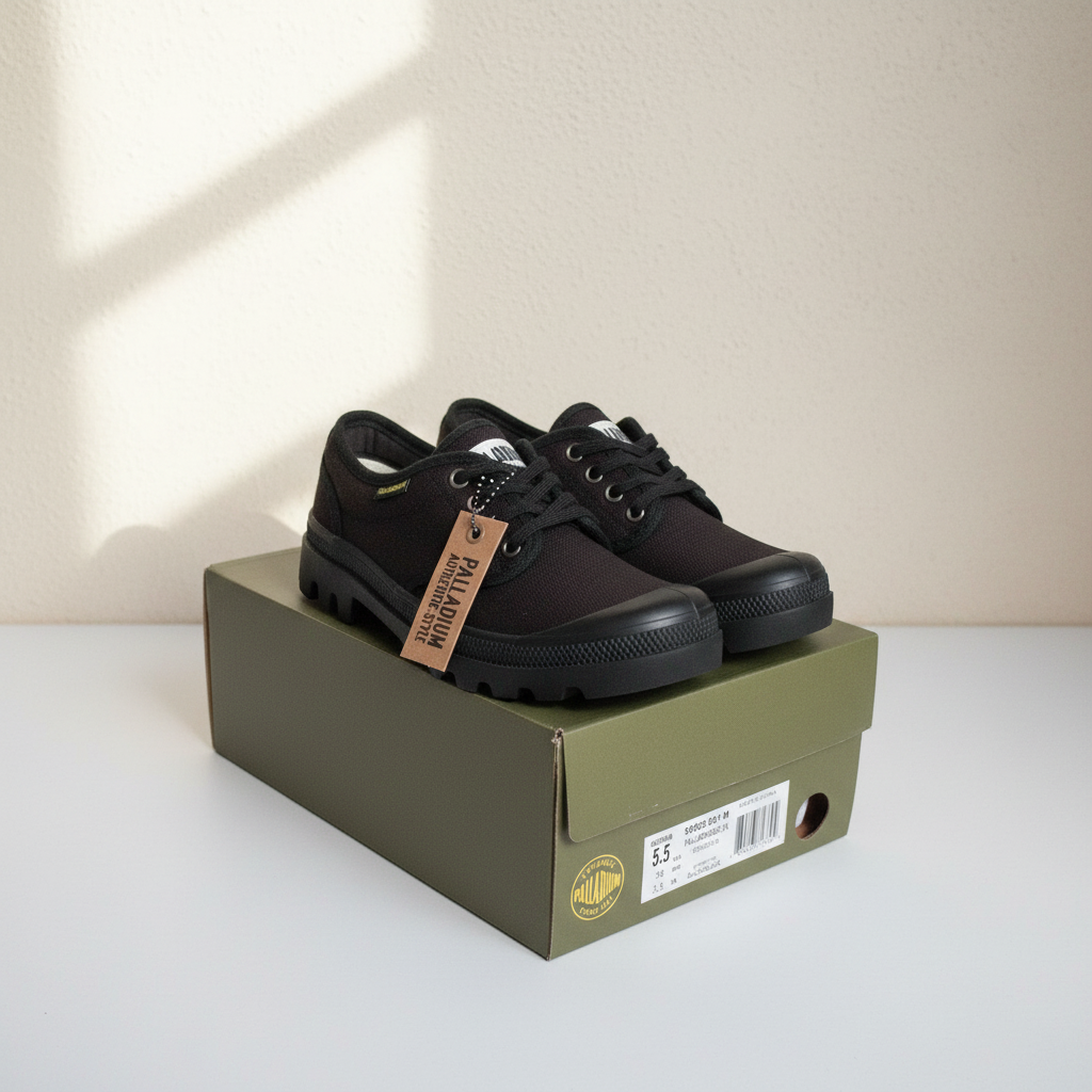Palladium Sneakers Coton Noir  41 Neuf
