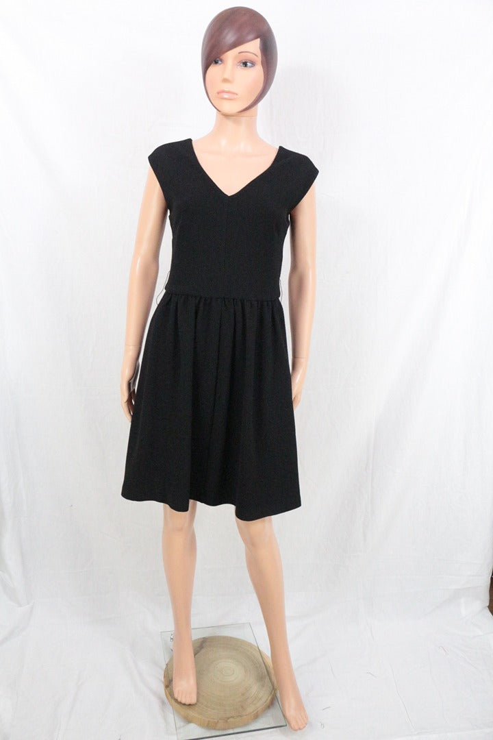 Robe Esprit noire casual midi M 6