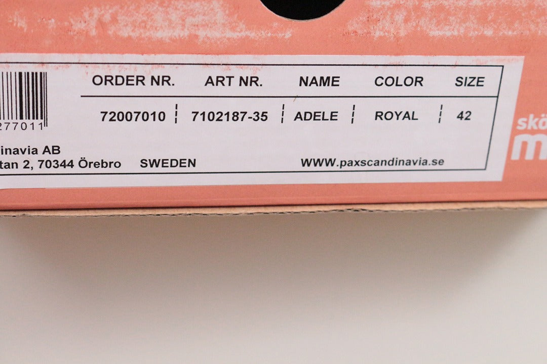 Sandales Sköna Marie velours bleu roi 42 neuves 10