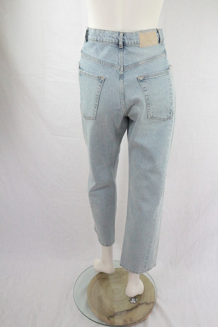 Jean Sisley droit bleu clair taille 33 - Neuf avec étiquette 90s vintage 7