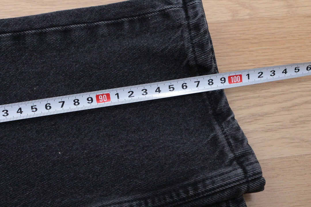 Jean Levi's 511 slim noir denim taille 29 L30 neuf avec étiquette vintage 90s 12