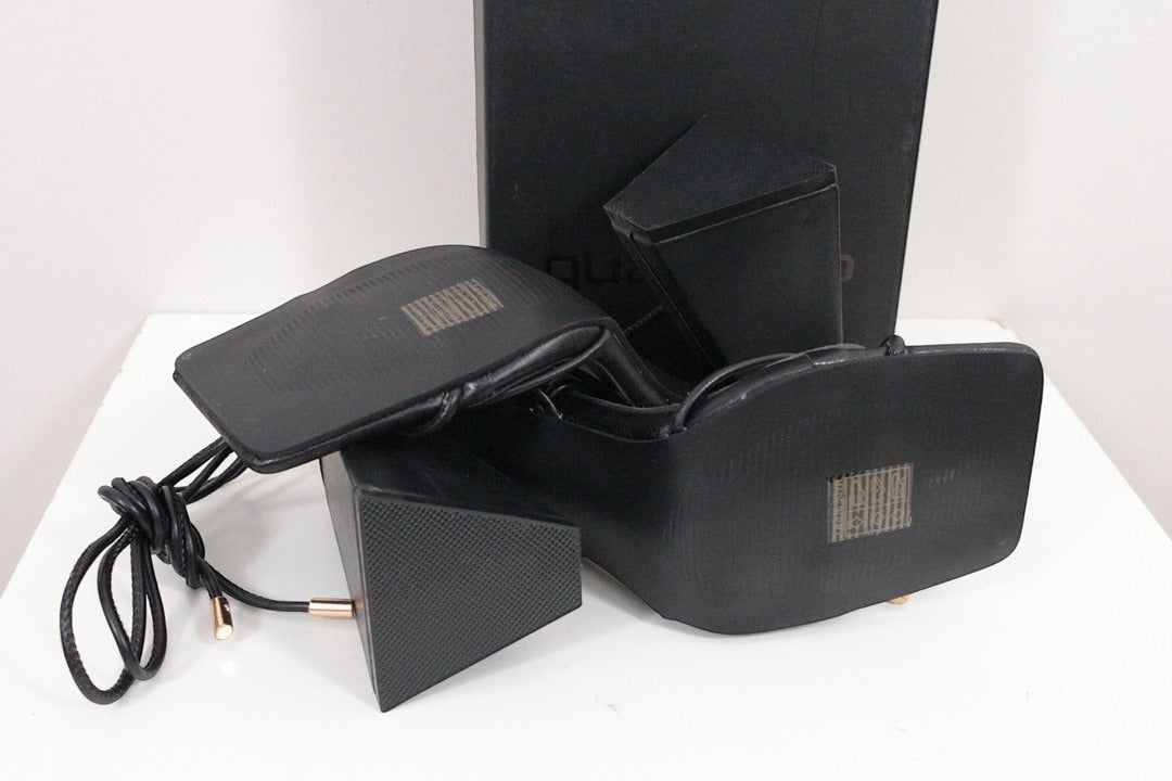 Sandales à talons Quanticlo Luce noir simili cuir lacet 39 | Frippin'Dealz – photo 8