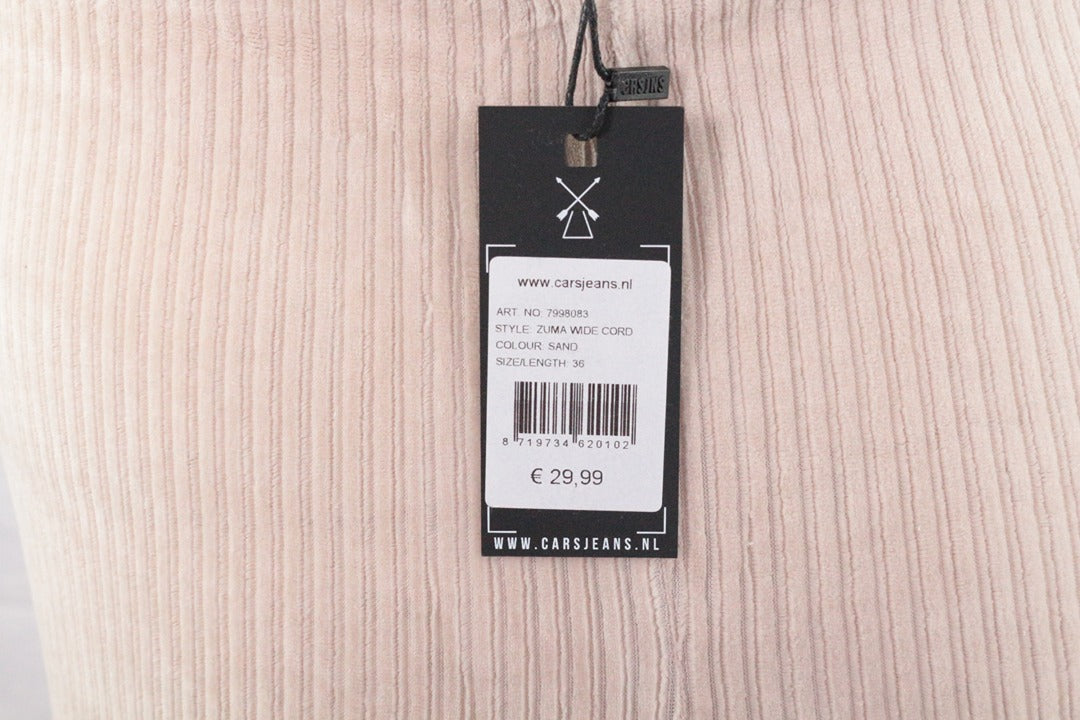 Legging Cars Jeans Zuma Wide Cord sable 36 - Neuf avec étiquette 2