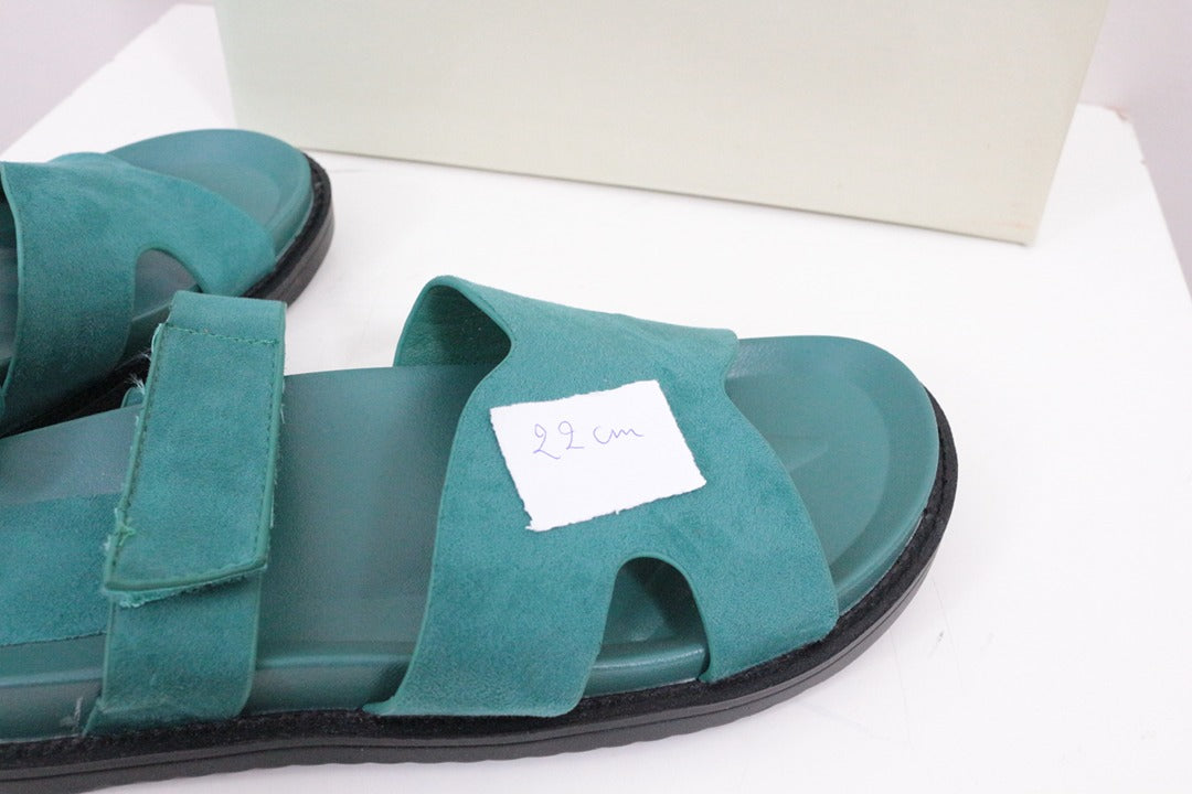 Sandales Findlay Vert turquoise Effet Daim Neuves 37 7