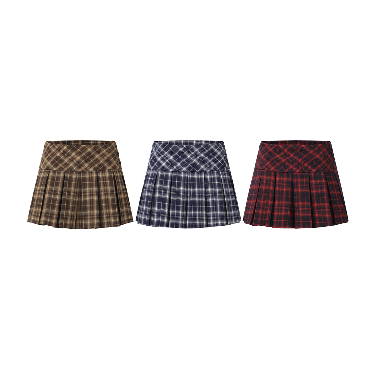 Mini-jupe plissée à carreaux tartan – photo 5 – Frippin'Dealz