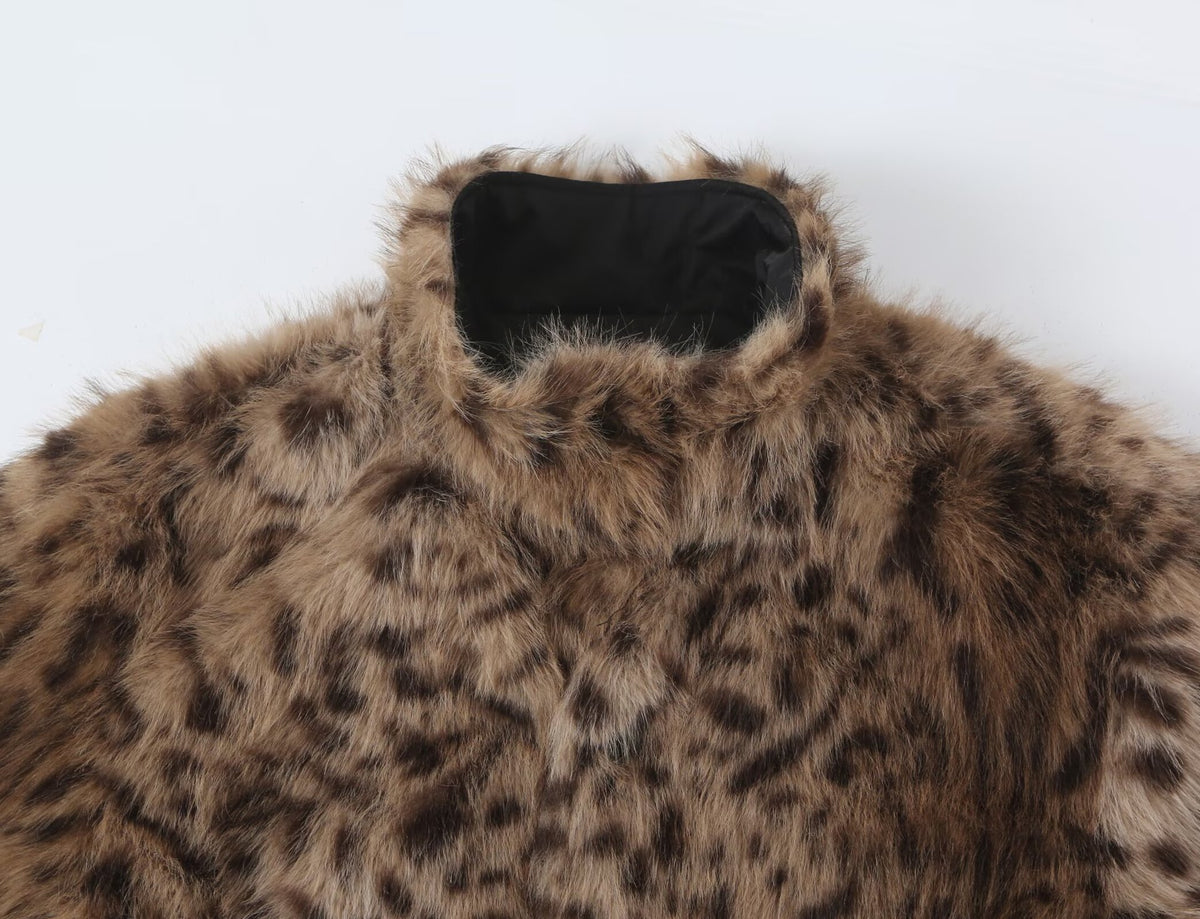 Veste fausse fourrure double face femme – photo 10 – Frippin'Dealz