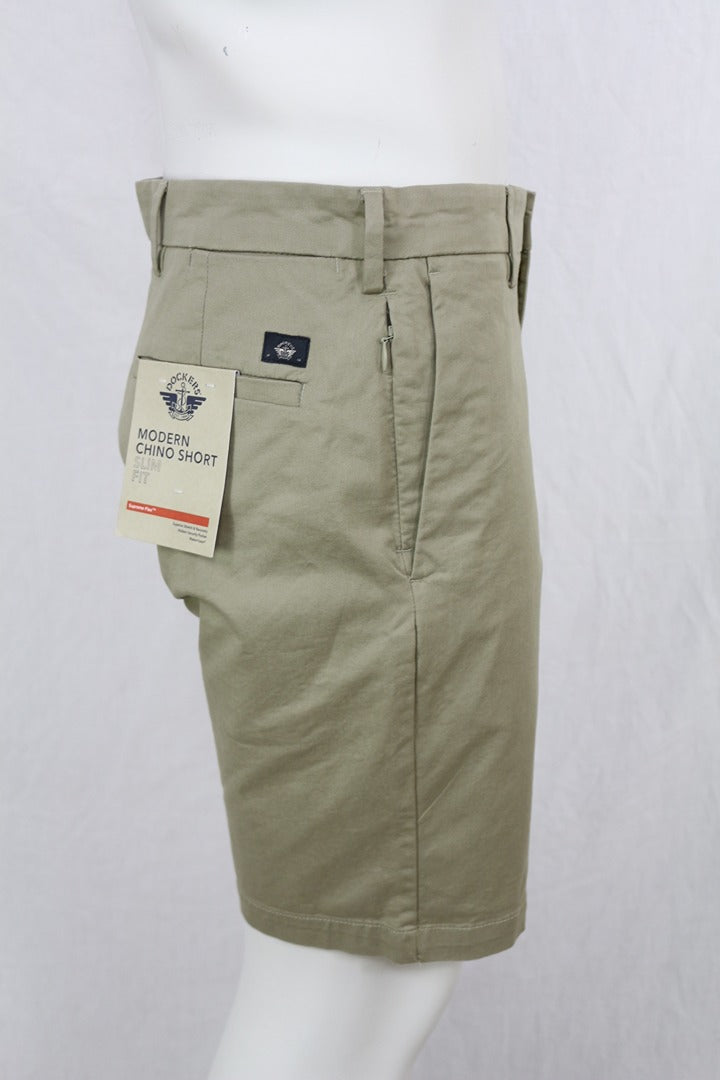 Short chino Dockers en coton kaki taille 32 neuf 5