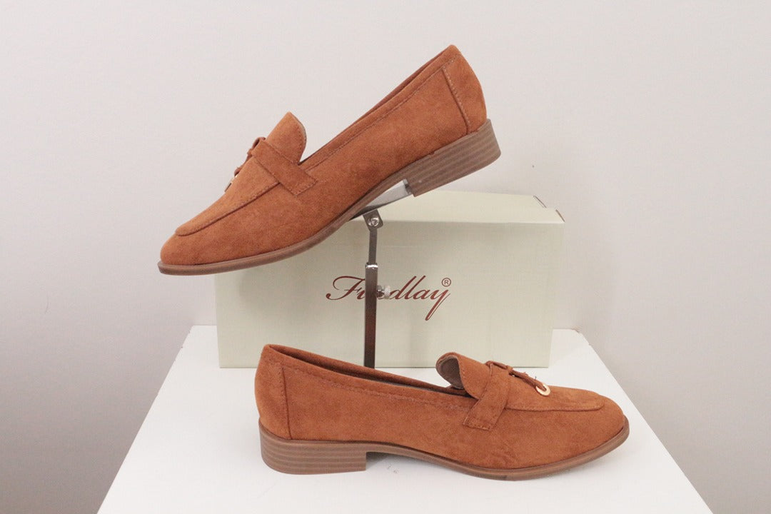 Mocassins Findlay suédine marron camel 39 neufs 5