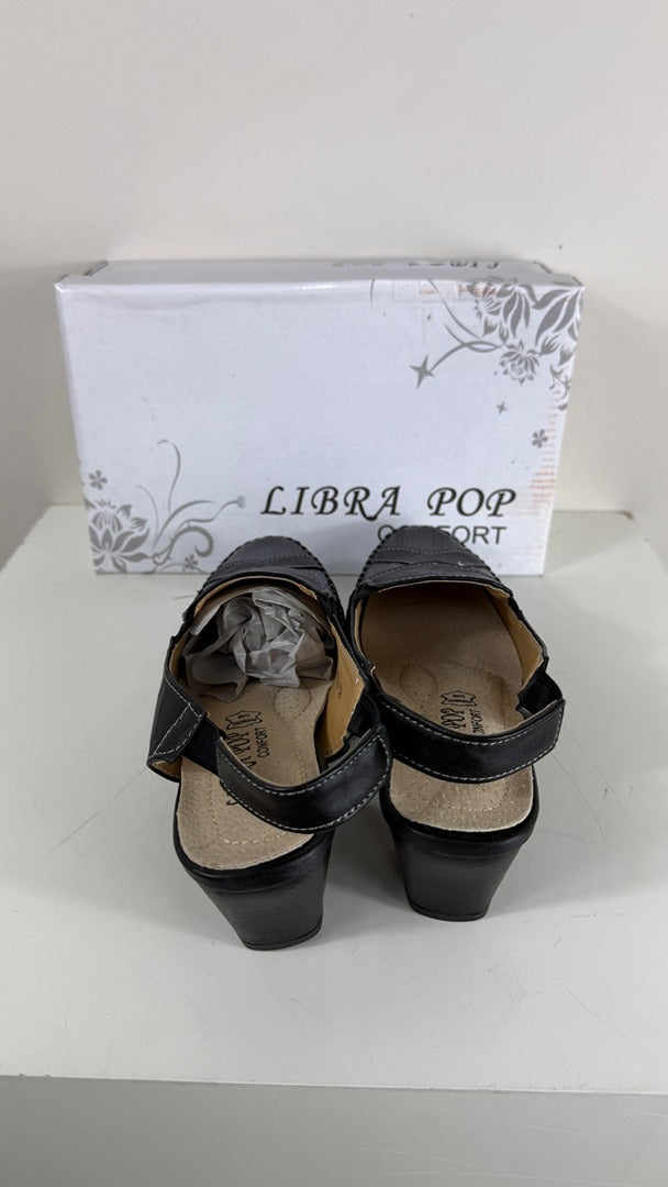 Sandales à talons Libra Pop Confort semelle cuir noir 38 6