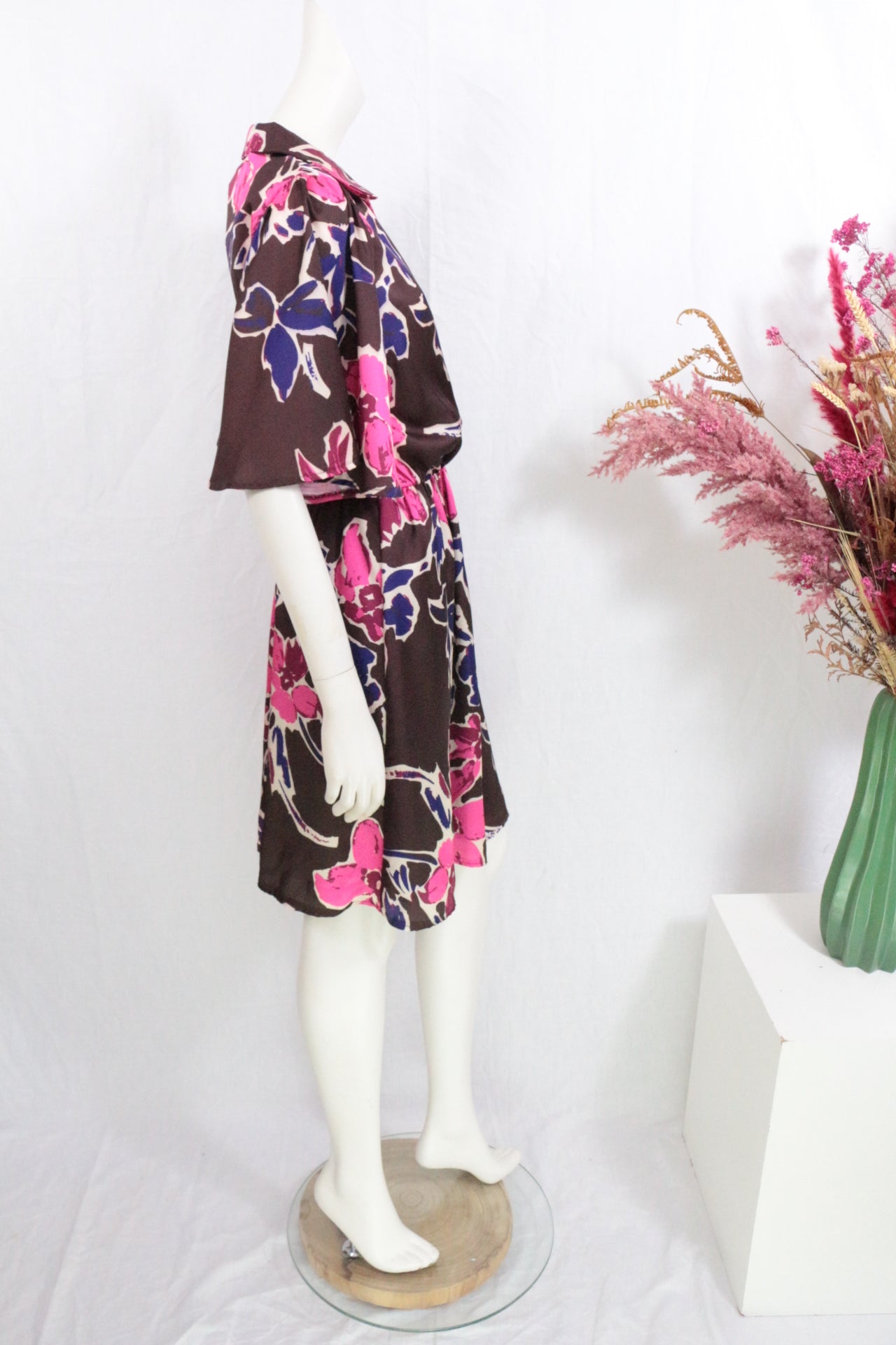 Lolaliza – Vestito longuette – Poliestere – Marrone, multicolore 10