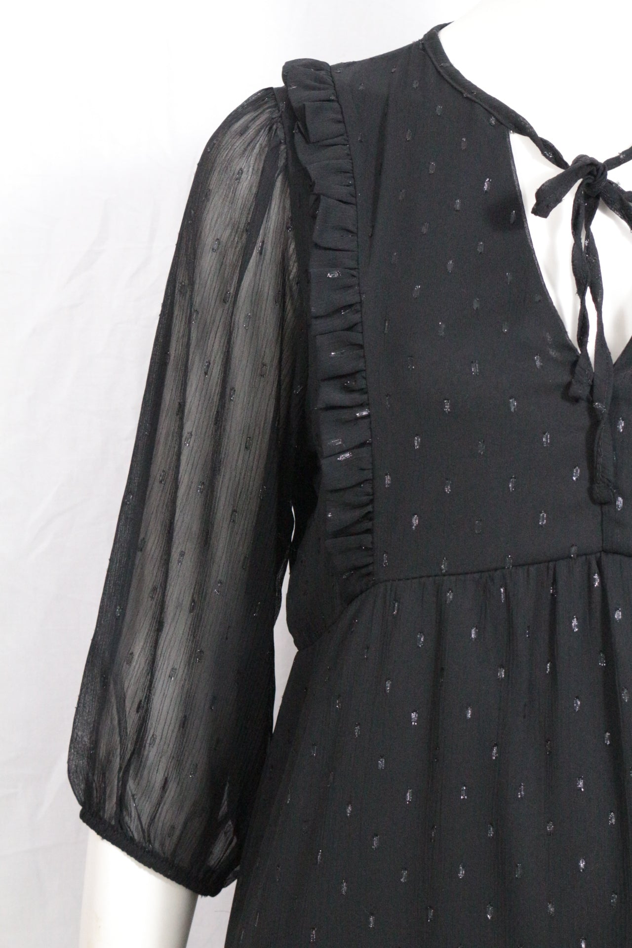 Lolaliza Robe mi-longue Polyester Noir S  Neuf 4