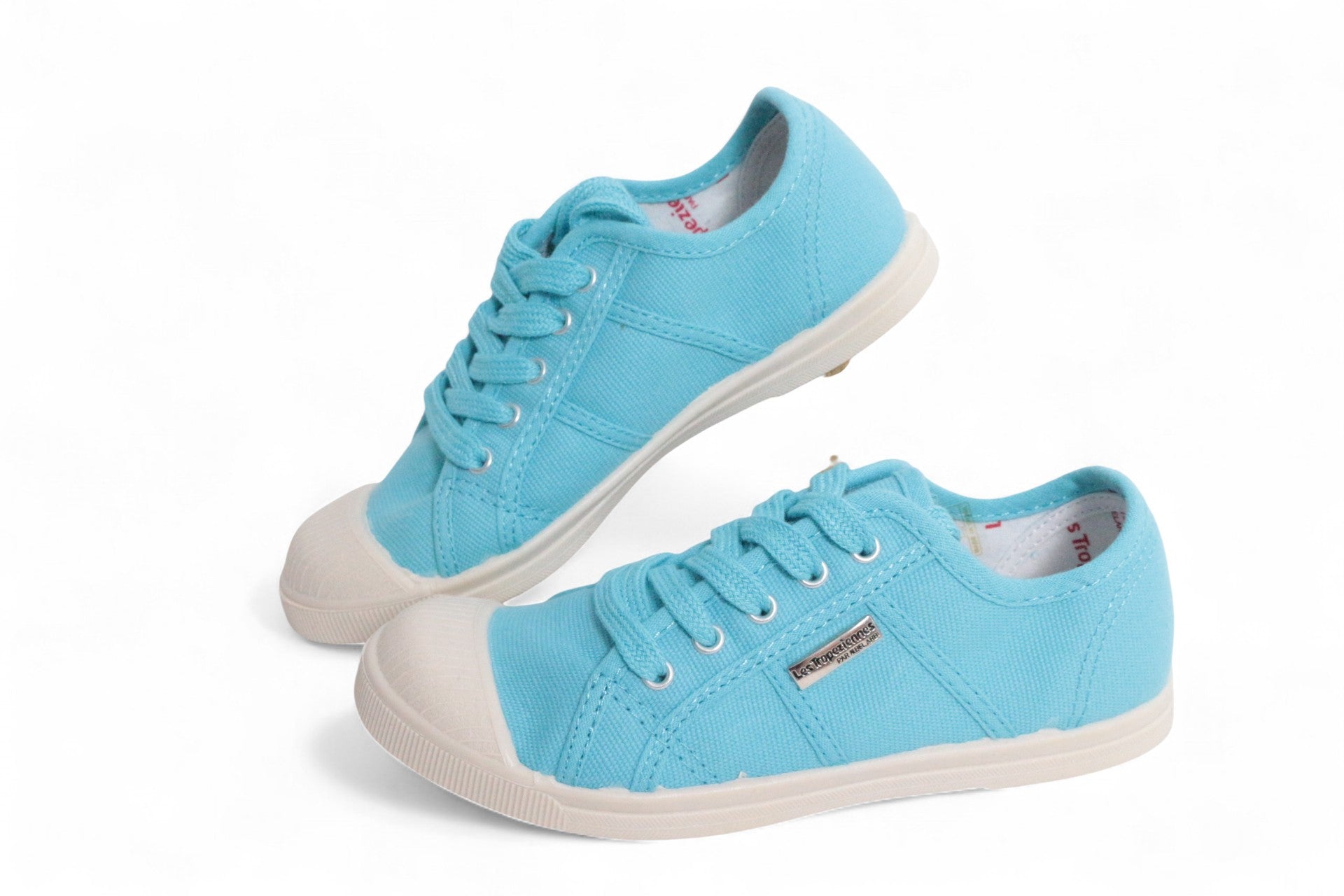 Les Tropeziennes Sneakers Coton Bleu turquoise   Neuf